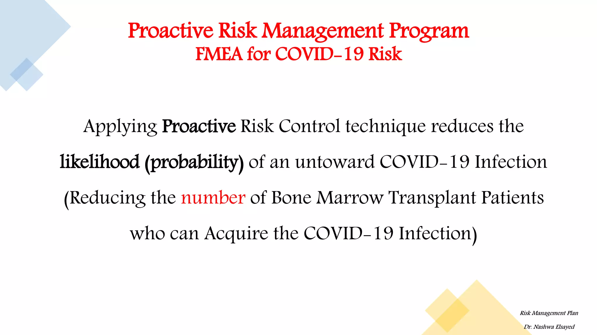 Healthcare Risk Management Plan | PDF