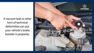 How to Diagnose a Bad Brake Booster in your Jaguar F Pace PPTX