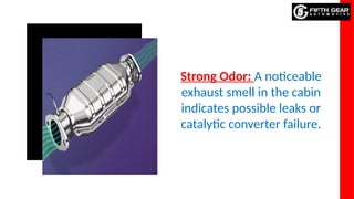 How to Diagnose Exhaust System Issues in a Porsche Car PPT