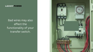 How To Diagnose & Fix Problems With Your Automatic Transfer Switch | PPTX