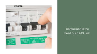 How To Diagnose & Fix Problems With Your Automatic Transfer Switch | PPTX