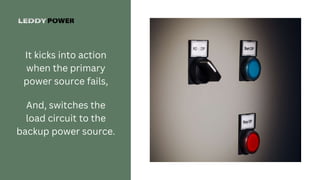 How To Diagnose & Fix Problems With Your Automatic Transfer Switch | PPTX