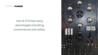 How To Diagnose & Fix Problems With Your Automatic Transfer Switch | PPTX