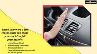 How To Diagnose & Troubleshoot AC Problems In Your BMW X5 PPTX