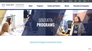 | 23
Interactive Program Comparison Chart
 
