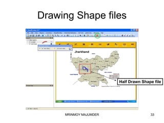 Drawing Shape files Half Drawn Shape file 