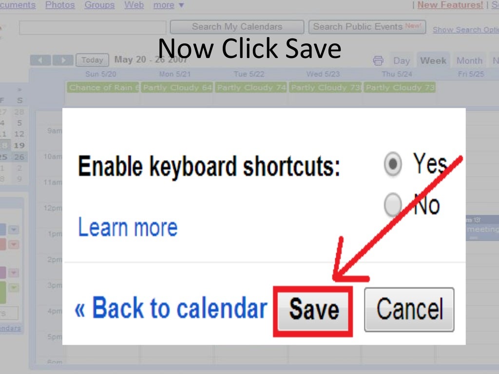 Google Calendar How To Display Weather Information