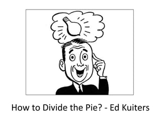 How to Divide the Pie? - Ed Kuiters
 