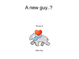 Sales Guy
Person 4
A new guy..?
 