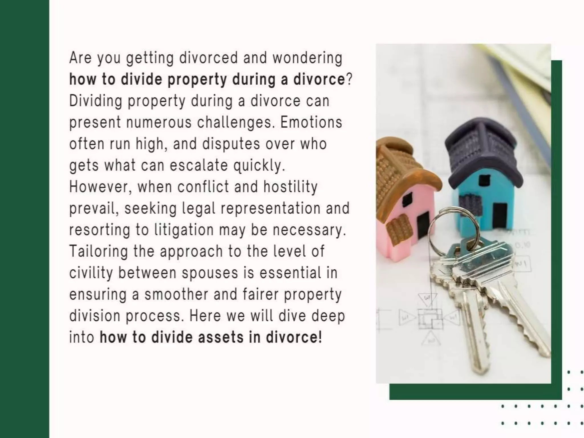 How To Divide Up A Property During A Divorce Ppt
