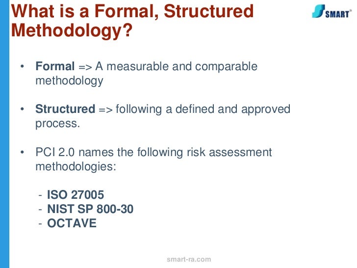 Webinar Excerpts: How to do a Formal Risk Assessment as ...