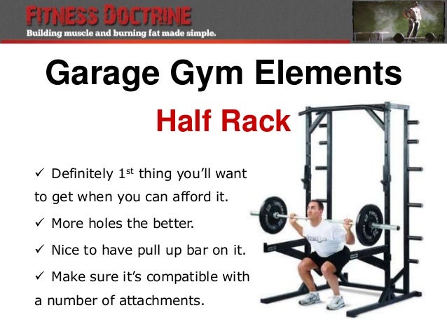 How To Workout From Home With Home Garage Gym Set Up