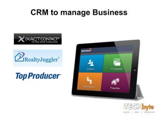 CRM to manage Business
 