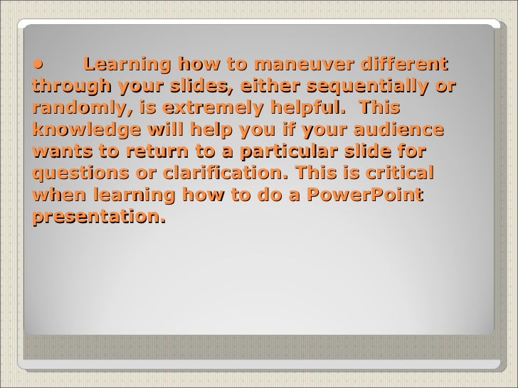 What equipment do i need to make a powerpoint presentation