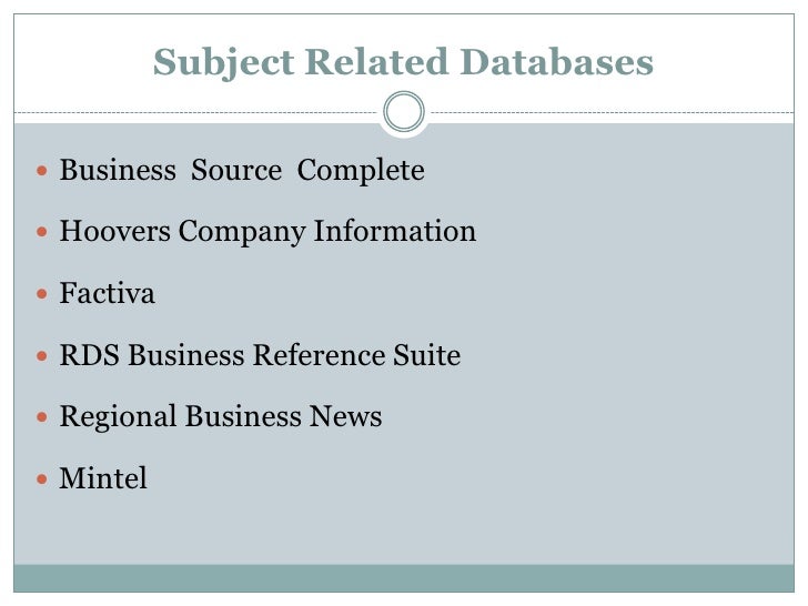 how to do research on a company