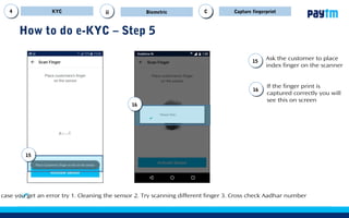 How to capture customer’s consent for KYC
These steps are required for capturing consent of any customer
Only after this intent, leads can be created in GGApp
KYC Biometrici
Open Paytm App on
customer’s mobile
11
Tap on Upgrade for
free to raise KYC
request
22
11
22
 