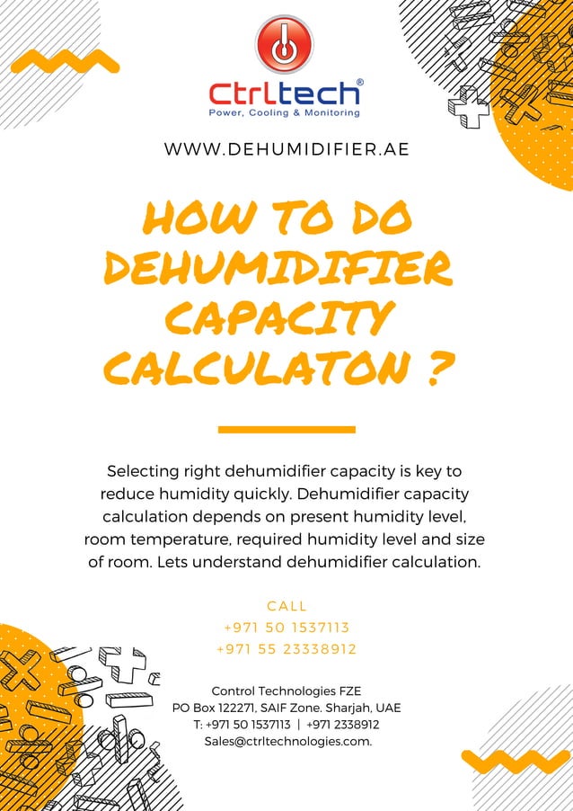 How to do dehumidifier capacity calculation? PDF