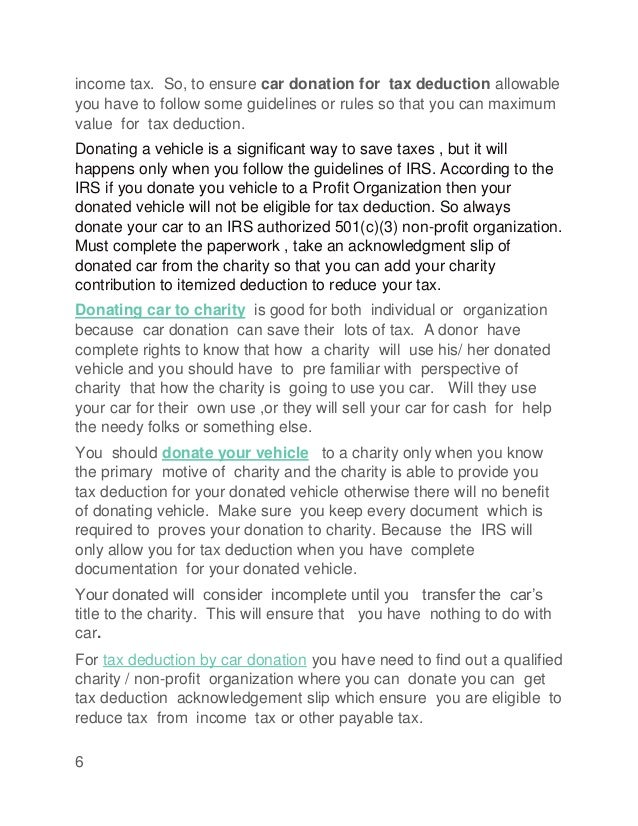 How to donate car for tax deduction complete guide.pdf