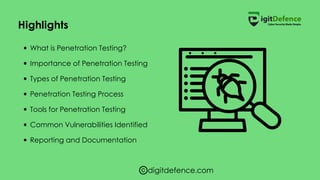 How to do penetration testing Digitdefence | PPT