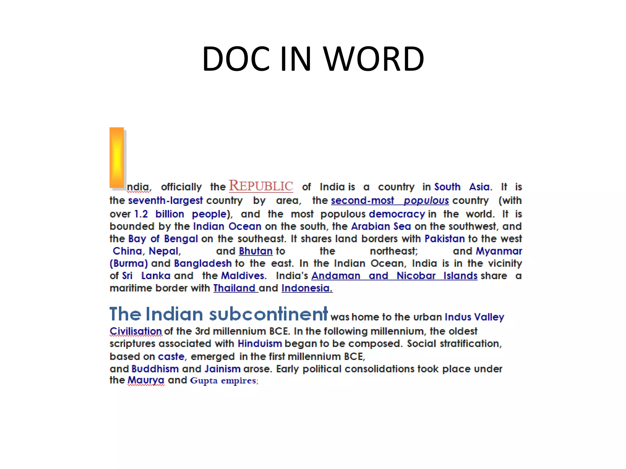 How to do presentation ppt