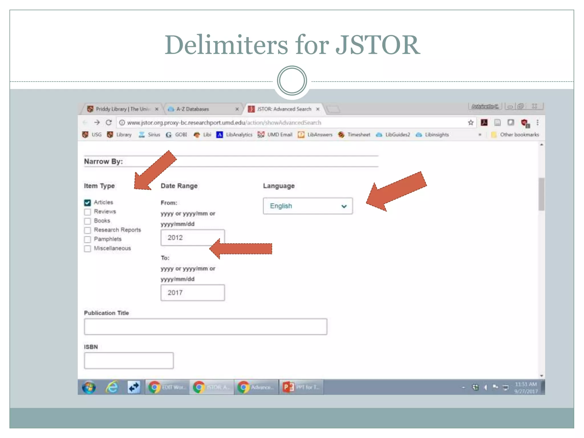 Delimiters for JSTOR
 