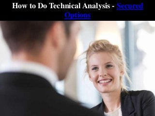 How to Do Technical Analysis - Secured
Options
 