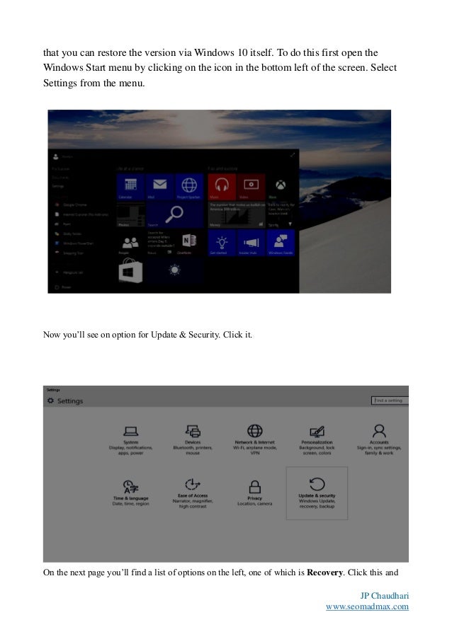 windows 7 to windows vista downgrade