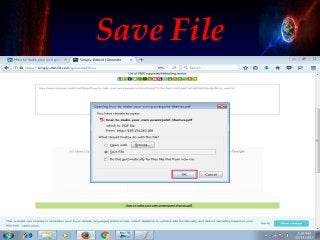 Save File
 