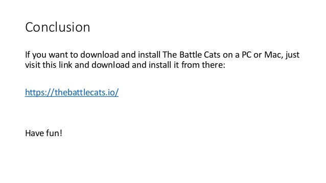 Battle cats installer