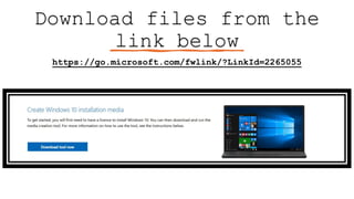 Download files from the
link below
https://go.microsoft.com/fwlink/?LinkId=2265055
 