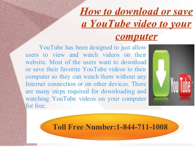 how to save youtube videos to your computer