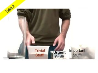 Important
Stuff!
Urgent
Stuff!
Trivial
Stuff!
 