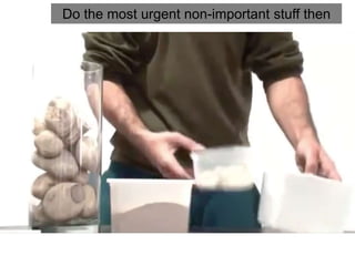 Do the most urgent non-important stuff then
 