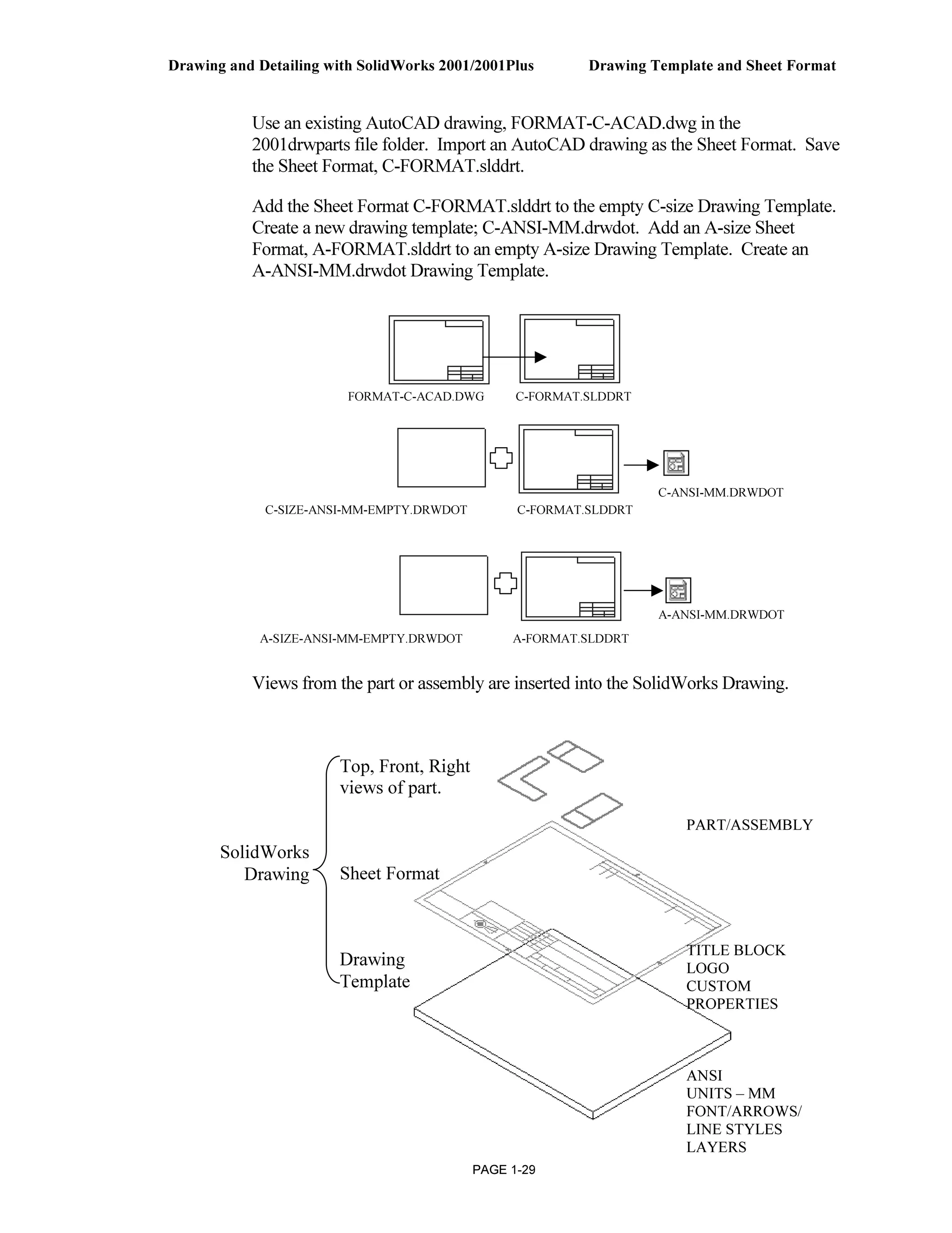 Drawing Format C C Size Drawing Template