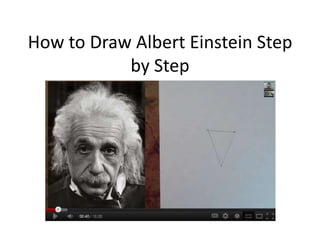 How to Draw Albert Einstein Step
           by Step
 