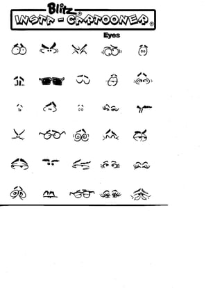 How to draw blitz cartoons