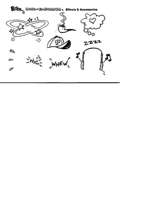 How to draw blitz cartoons