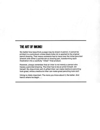 How to draw comics the marvel way