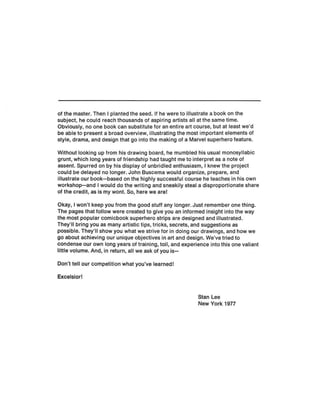 How to draw comics the marvel way