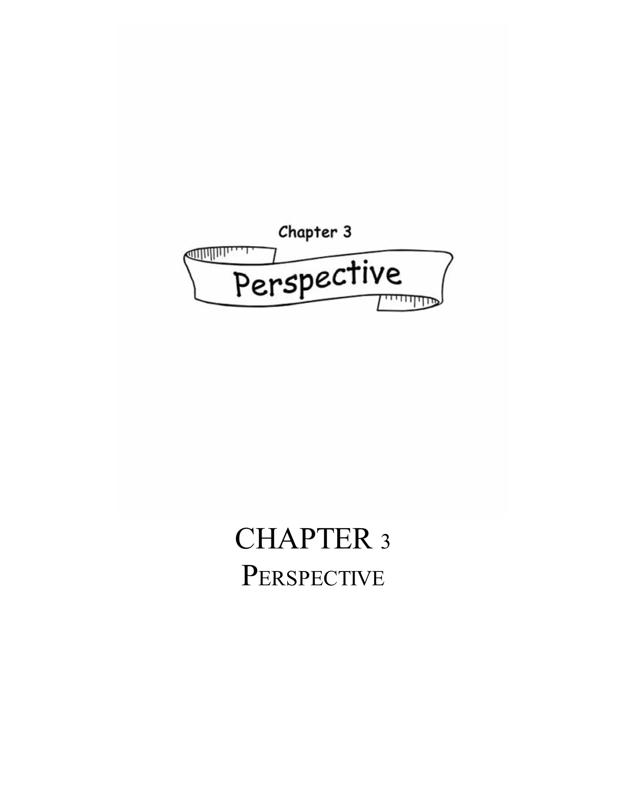 CHAPTER 3
PERSPECTIVE
 