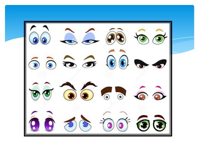 How to draw funny eyes