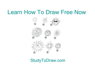 Learn How To Draw Free Now StudyToDraw.com 