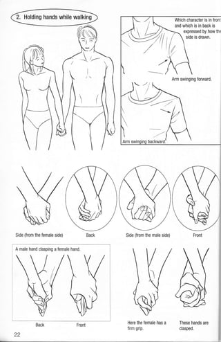 How To Draw Anime Couples Holding Hands Step By Step