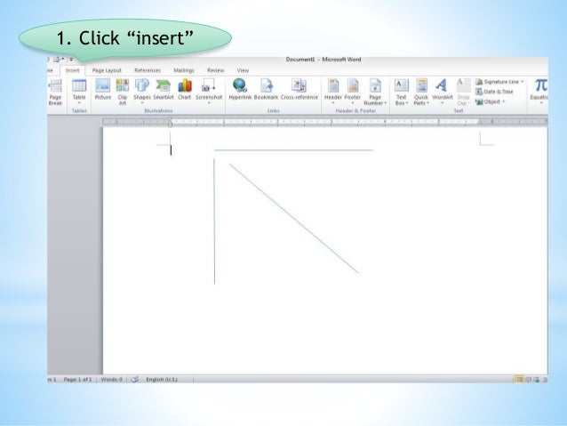 How To Draw A Straight Line In Word