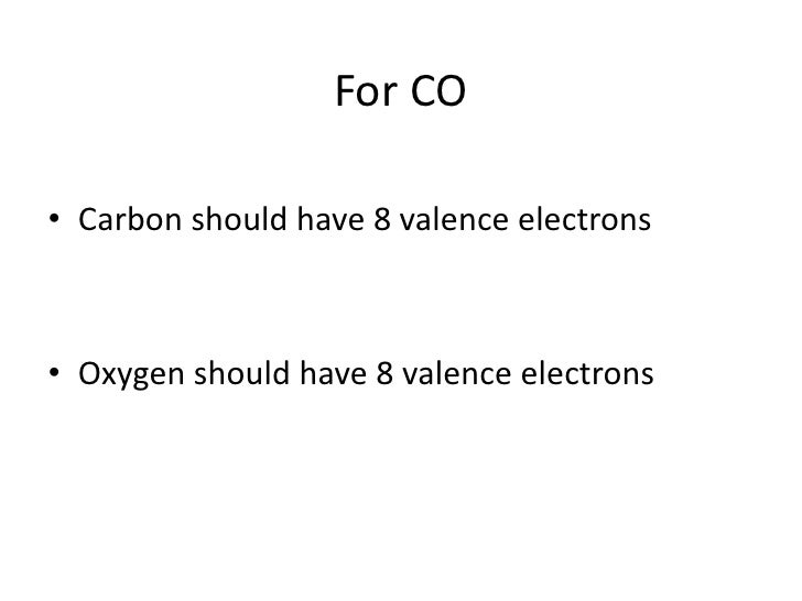 how to draw the lewis structure of carbon monoxide lewis structure for co