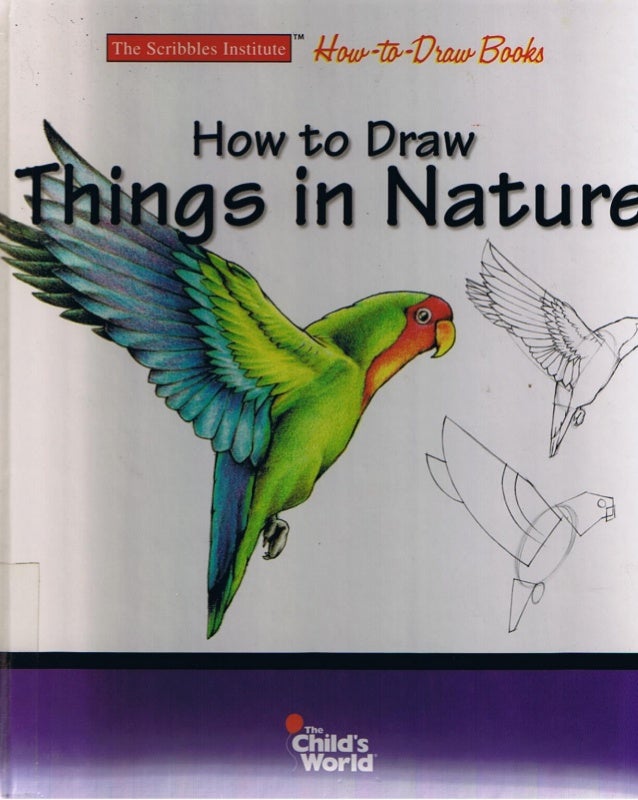 Scribbles Drawing Book : How to draw things in nature scribbles institute