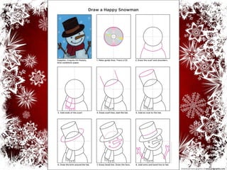 How to draw Christmas