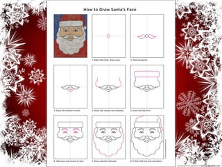 How to draw Christmas