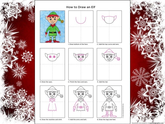 How to draw Christmas