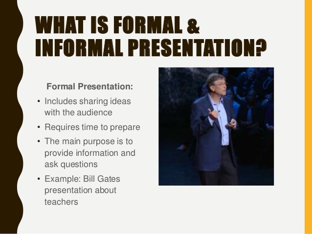 formal and informal dress